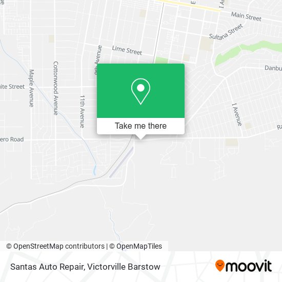 Mapa de Santas Auto Repair