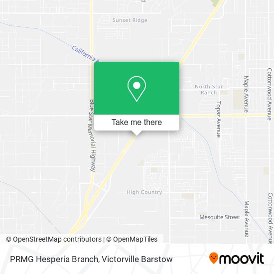 PRMG Hesperia Branch map