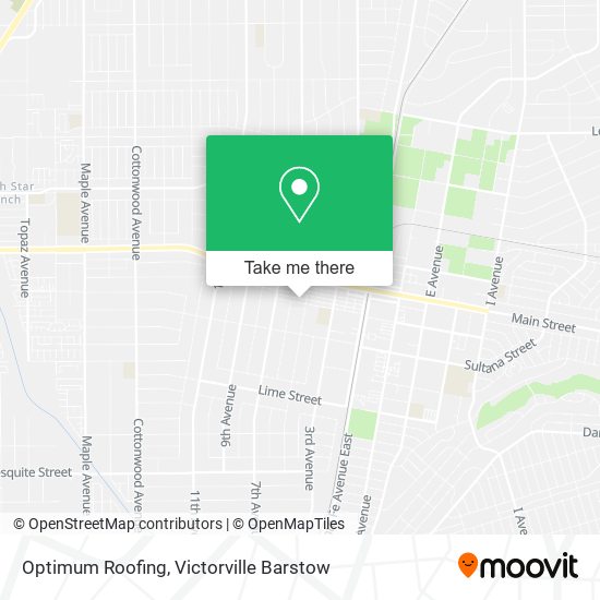 Optimum Roofing map