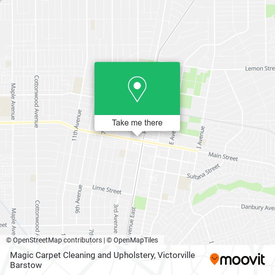 Mapa de Magic Carpet Cleaning and Upholstery