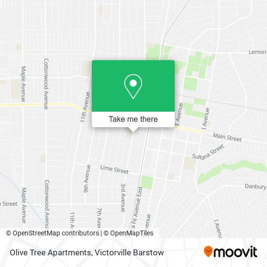 Mapa de Olive Tree Apartments