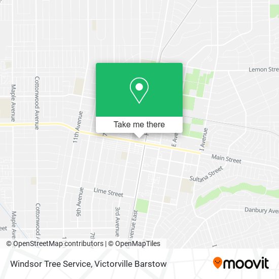 Mapa de Windsor Tree Service