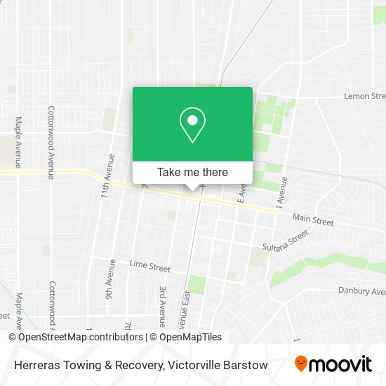 Mapa de Herreras Towing & Recovery