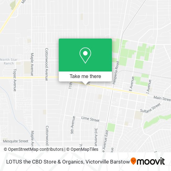 Mapa de LOTUS the CBD Store & Organics