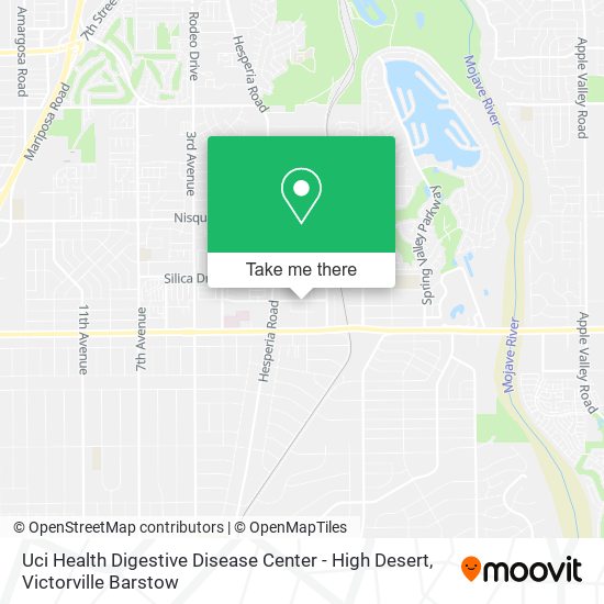 Mapa de Uci Health Digestive Disease Center - High Desert