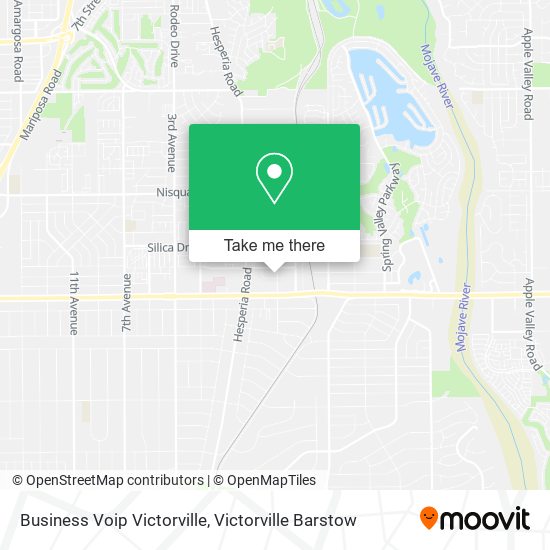 Mapa de Business Voip Victorville