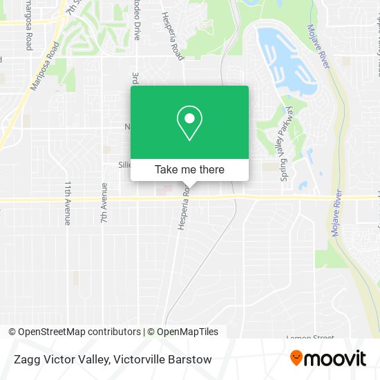 Mapa de Zagg Victor Valley