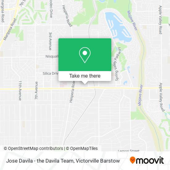Mapa de Jose Davila - the Davila Team