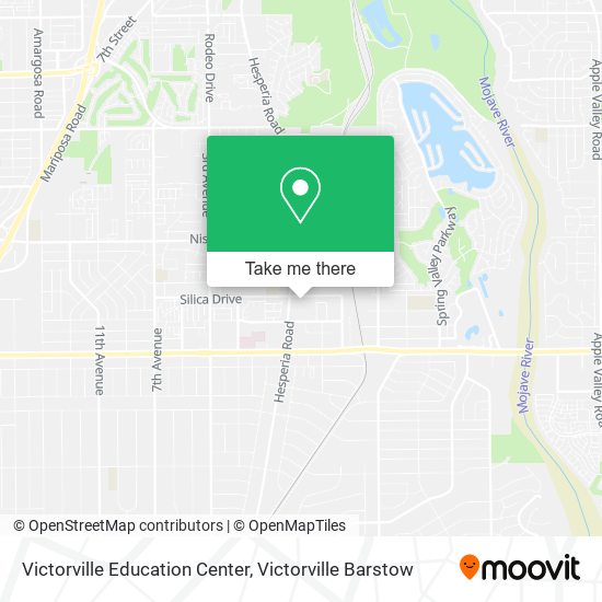 Mapa de Victorville Education Center