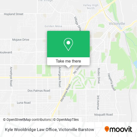 Mapa de Kyle Wooldridge Law Office