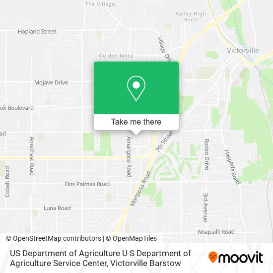 Mapa de US Department of Agriculture U S Department of Agriculture Service Center