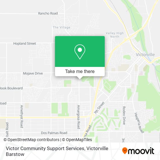 Mapa de Victor Community Support Services