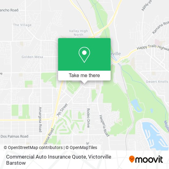 Commercial Auto Insurance Quote map