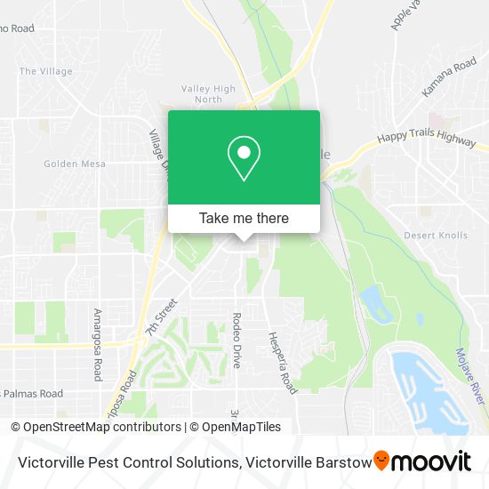 Mapa de Victorville Pest Control Solutions