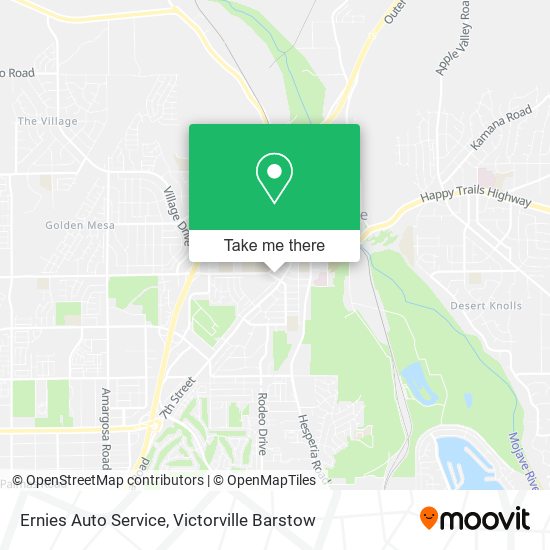 Ernies Auto Service map