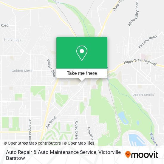 Auto Repair & Auto Maintenance Service map