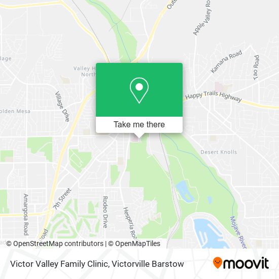 Mapa de Victor Valley Family Clinic