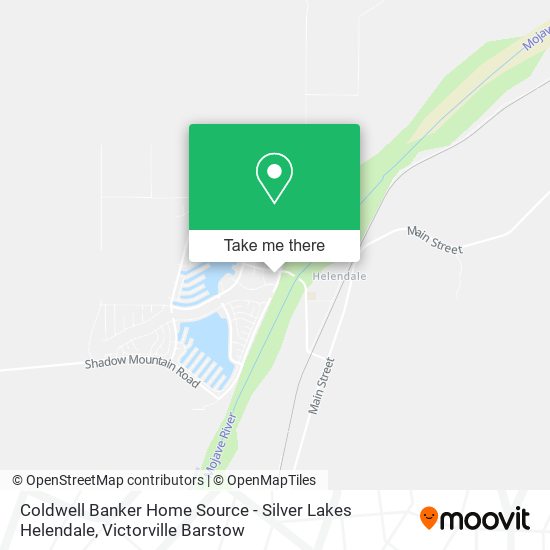 Mapa de Coldwell Banker Home Source - Silver Lakes Helendale
