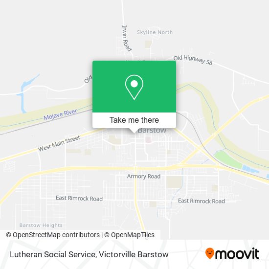 Lutheran Social Service map