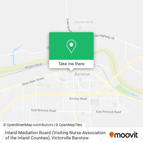 Mapa de Inland Mediation Board (Visiting Nurse Association of the Inland Counties)