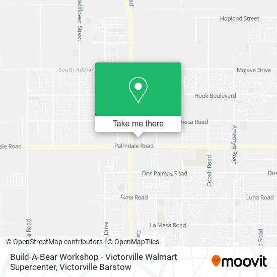 Mapa de Build-A-Bear Workshop - Victorville Walmart Supercenter