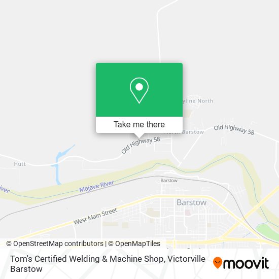 Tom's Certified Welding & Machine Shop map