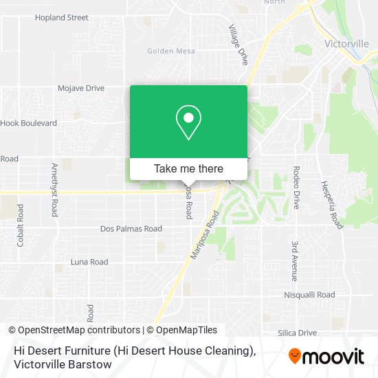 Mapa de Hi Desert Furniture (Hi Desert House Cleaning)