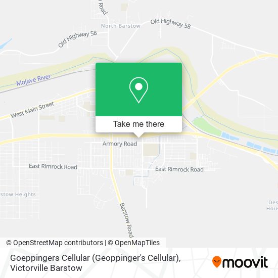 Mapa de Goeppingers Cellular (Geoppinger's Cellular)