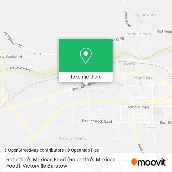 Mapa de Robertiro's Mexican Food