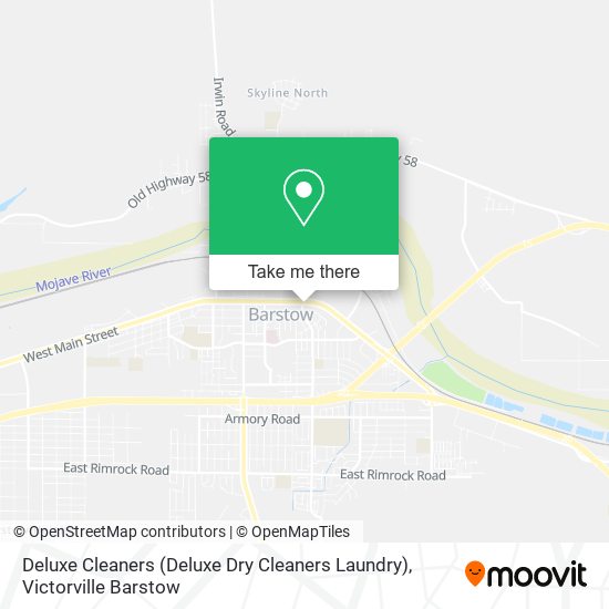 Deluxe Cleaners (Deluxe Dry Cleaners Laundry) map