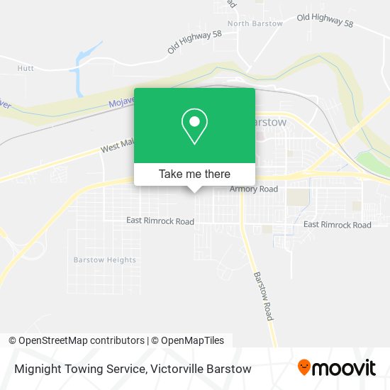 Mapa de Mignight Towing Service