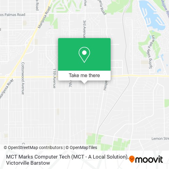 Mapa de MCT Marks Computer Tech (MCT - A Local Solution)