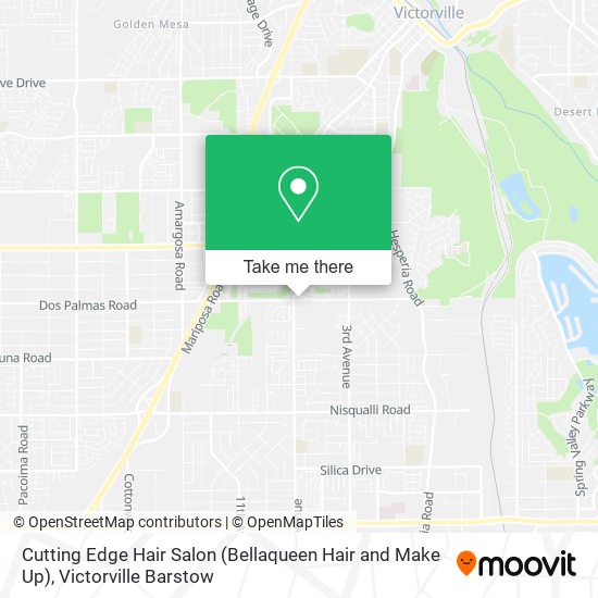 Cutting Edge Hair Salon (Bellaqueen Hair and Make Up) map