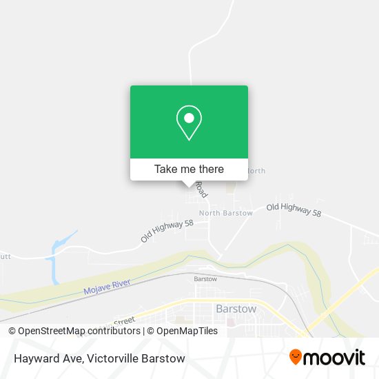 Hayward Ave map