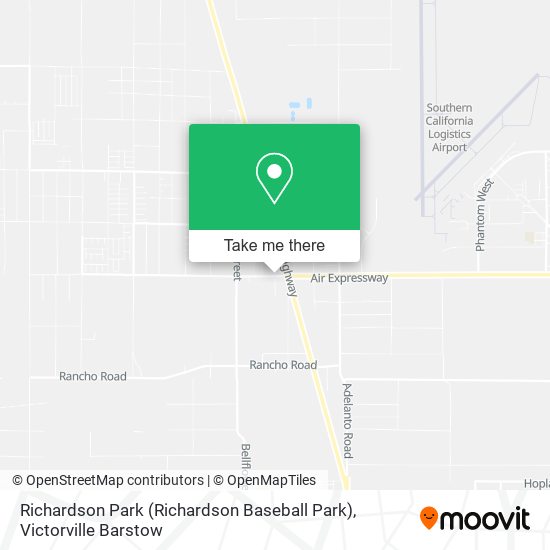 Mapa de Richardson Park (Richardson Baseball Park)