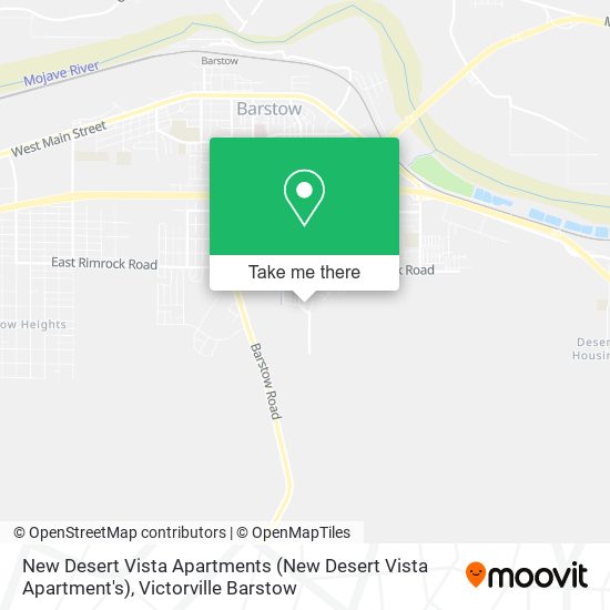 Mapa de New Desert Vista Apartments (New Desert Vista Apartment's)