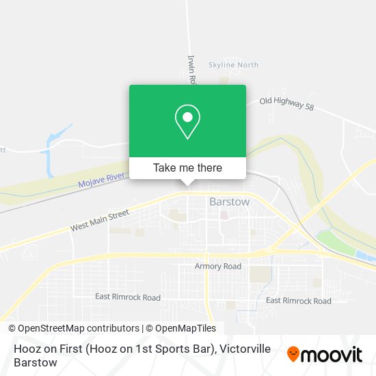 Mapa de Hooz on First (Hooz on 1st Sports Bar)