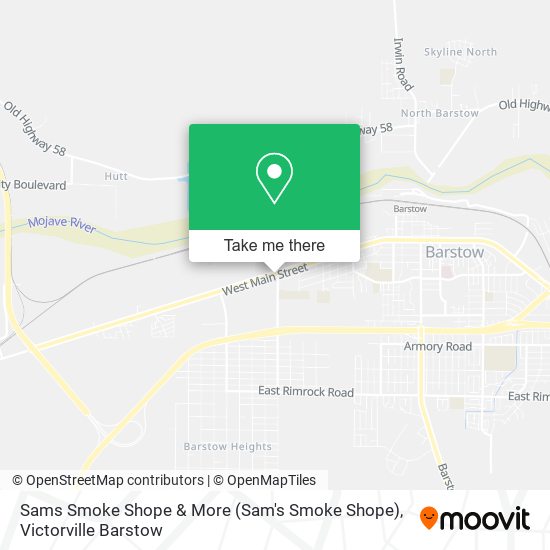 Mapa de Sams Smoke Shope & More (Sam's Smoke Shope)