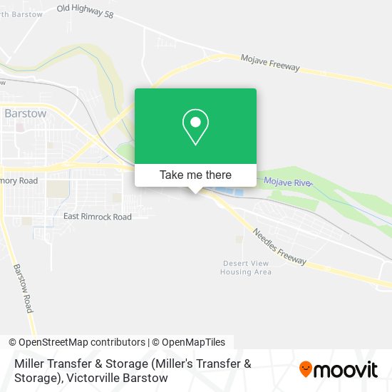 Miller Transfer & Storage map