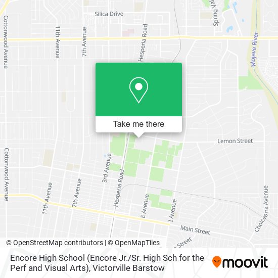 Encore High School (Encore Jr. / Sr. High Sch for the Perf and Visual Arts) map