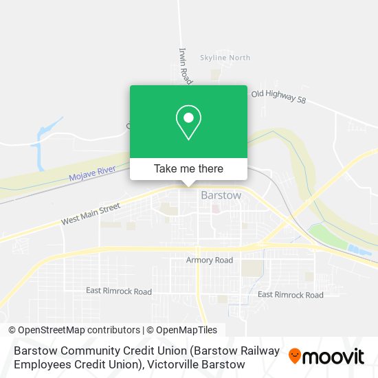 Barstow Community Credit Union (Barstow Railway Employees Credit Union) map