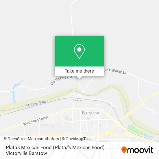 Plata's Mexican Food map