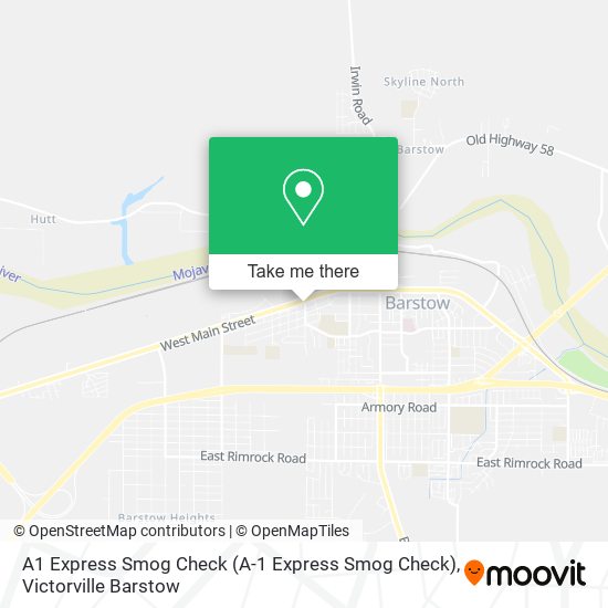 Mapa de A1 Express Smog Check (A-1 Express Smog Check)