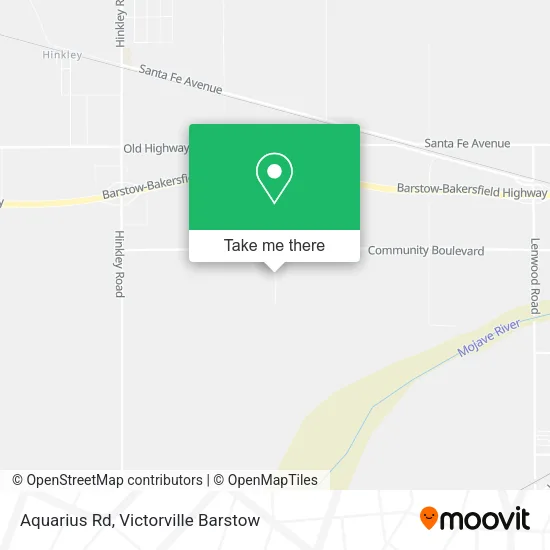 Aquarius Rd map