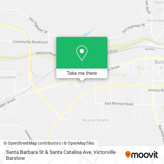 Santa Barbara St & Santa Catalina Ave map
