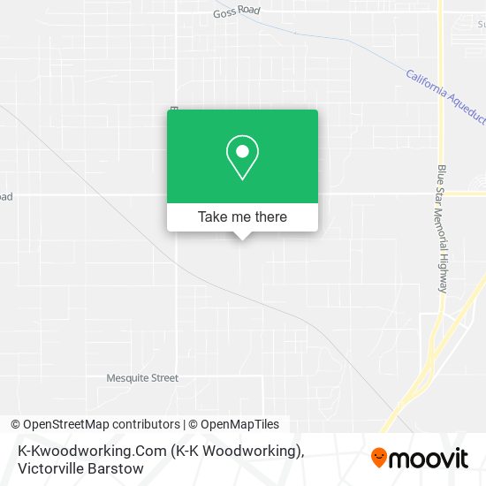 Mapa de K-Kwoodworking.Com (K-K Woodworking)