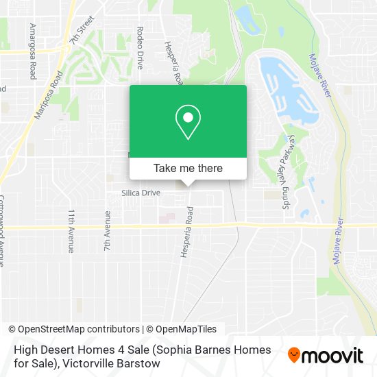 Mapa de High Desert Homes 4 Sale (Sophia Barnes Homes for Sale)