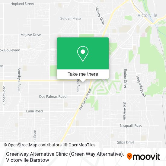 Greenway Alternative Clinic (Green Way Alternative) map
