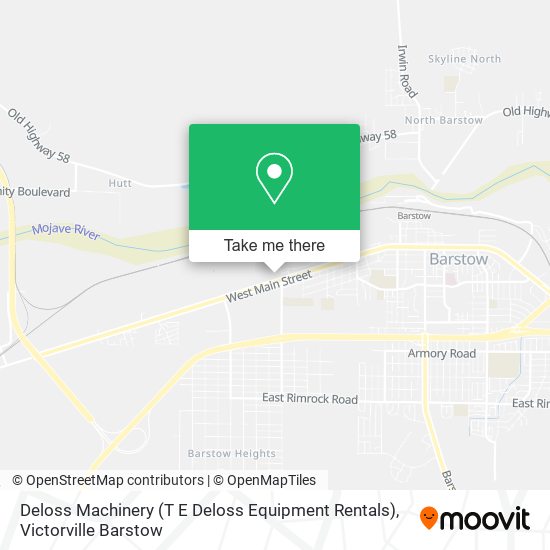 Mapa de Deloss Machinery (T E Deloss Equipment Rentals)