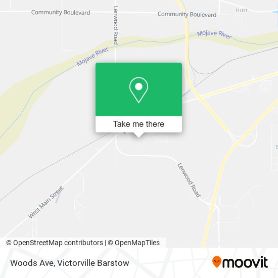 Mapa de Woods Ave